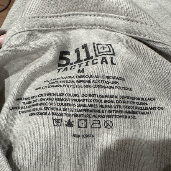 Gun flag grey tshirt - Picture 4 of 4